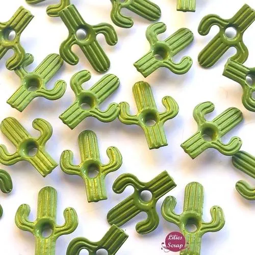 20 oeillets cactus 19 mm eyelets quicklets 1/8 scrapbooking carterie