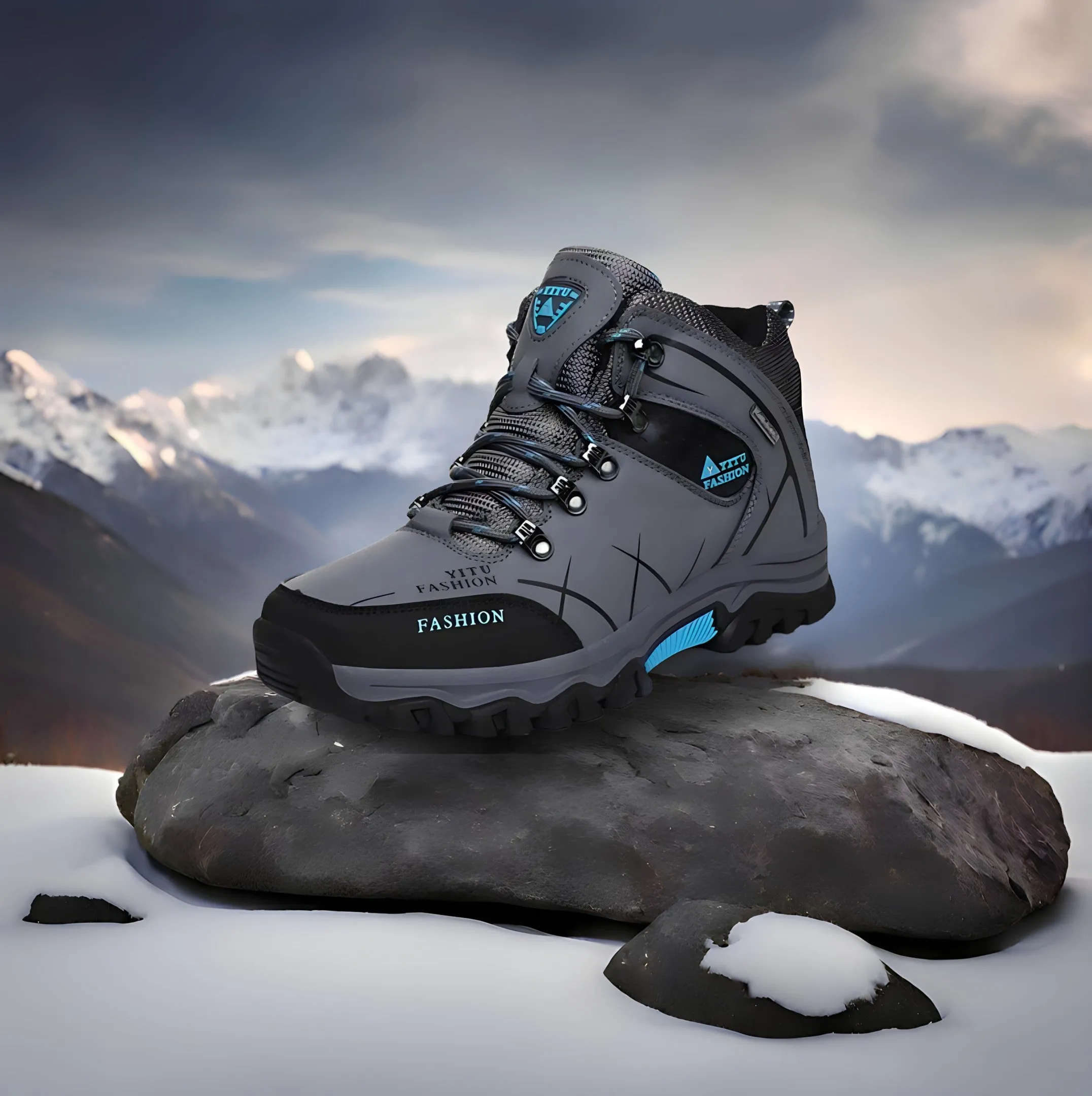Après-ski Homme - Bottes Neige - Trekking Montagne randonnée