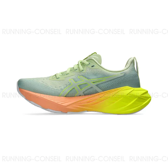 ASICS NOVABLAST 4 PARIS Femme COOL MATCHA/SAFETY YELLOW