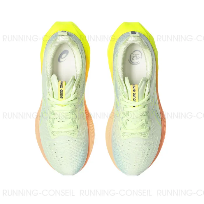 ASICS NOVABLAST 4 PARIS Femme COOL MATCHA/SAFETY YELLOW