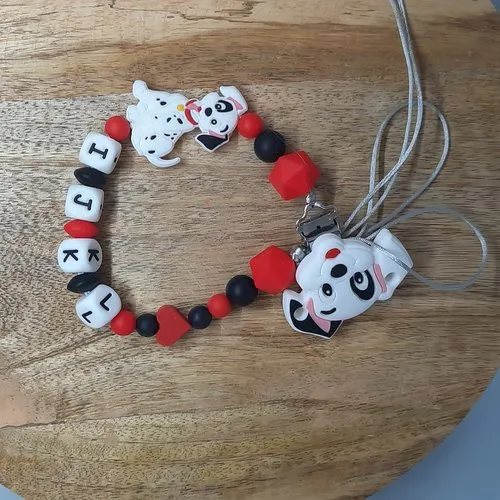 Attache sucette 101 dalmatiens
