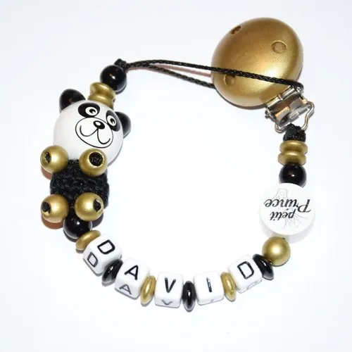 Attache tetine panda