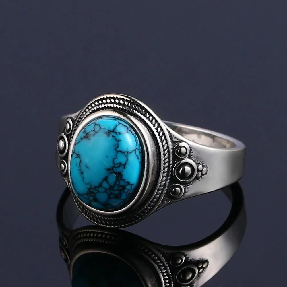 Bague Turquoise Ethnique