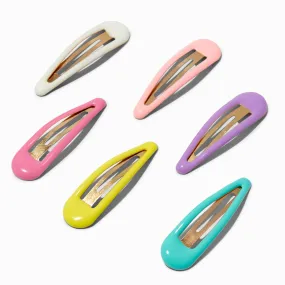 Barrettes clic clac pastel Claire's Club - Lot de 6