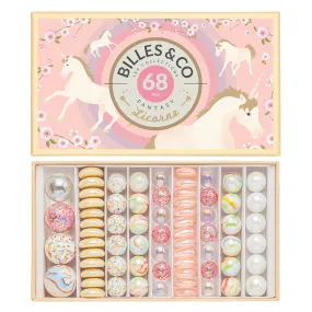 Boîte de 68 Billes - Licorne