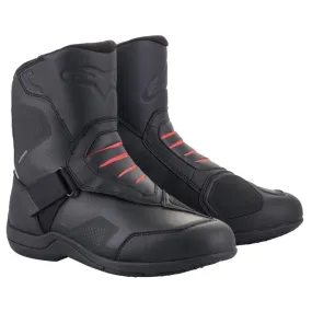 Bottes Alpinestars Ridge V2 Waterproof Rouge Noir - Bottes Moto