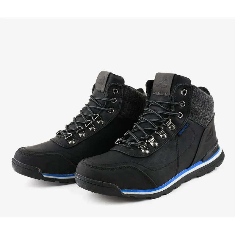 Bottes de neige isolées noires de la MXC-7585 le noir