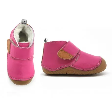 Bottines souples fourrées Laine Metz