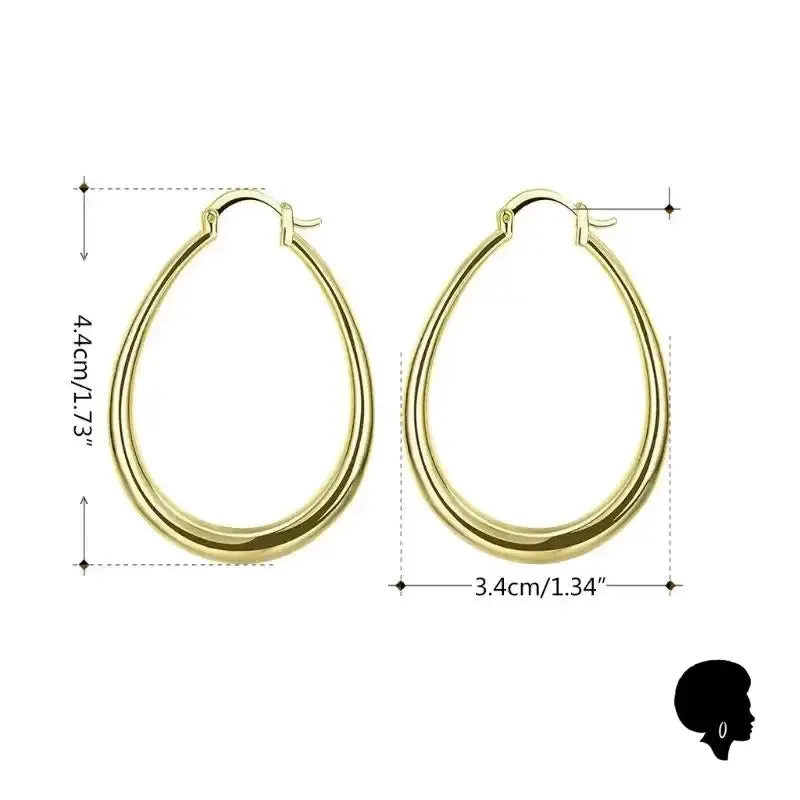 Boucle d'Oreilles Ethnique Africain En Argent