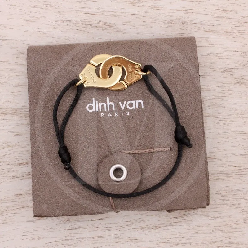 Bracelet Menottes R15 en or jaune – Dinh Van