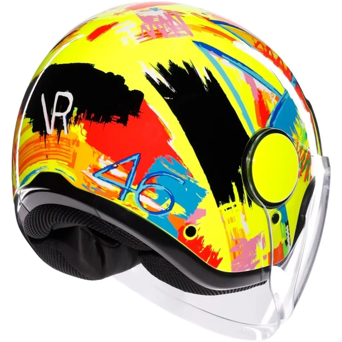 Casque AGV Eteres Rossi Winter Test 2019 Multicolore - Casque Jet