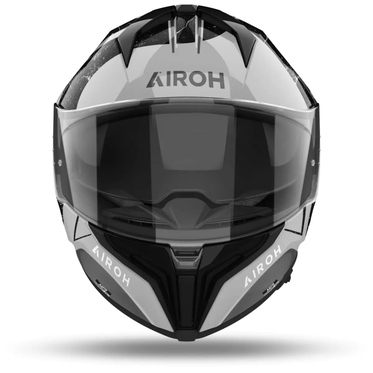 Casque Airoh Matryx Scope Gris Clair Noir - Casque Intégral