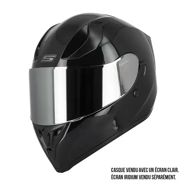 Casque de moto femme Noir Brillant- S441 VENGE
