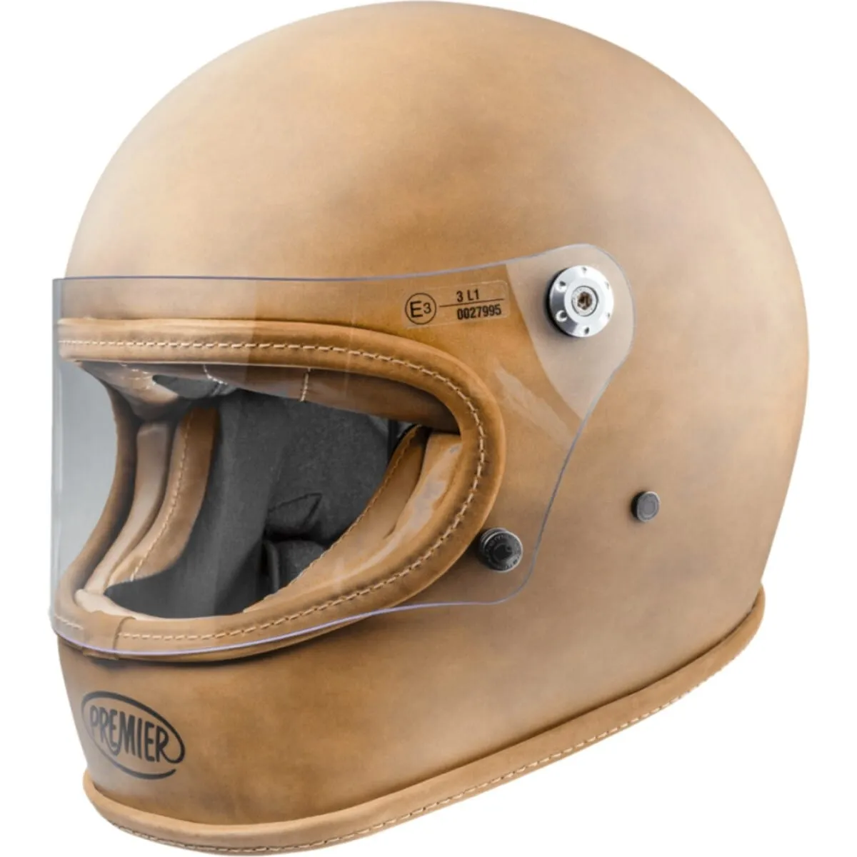 Casque Premier Trophy Platinum Bos Camel Mat - Casque Intégral