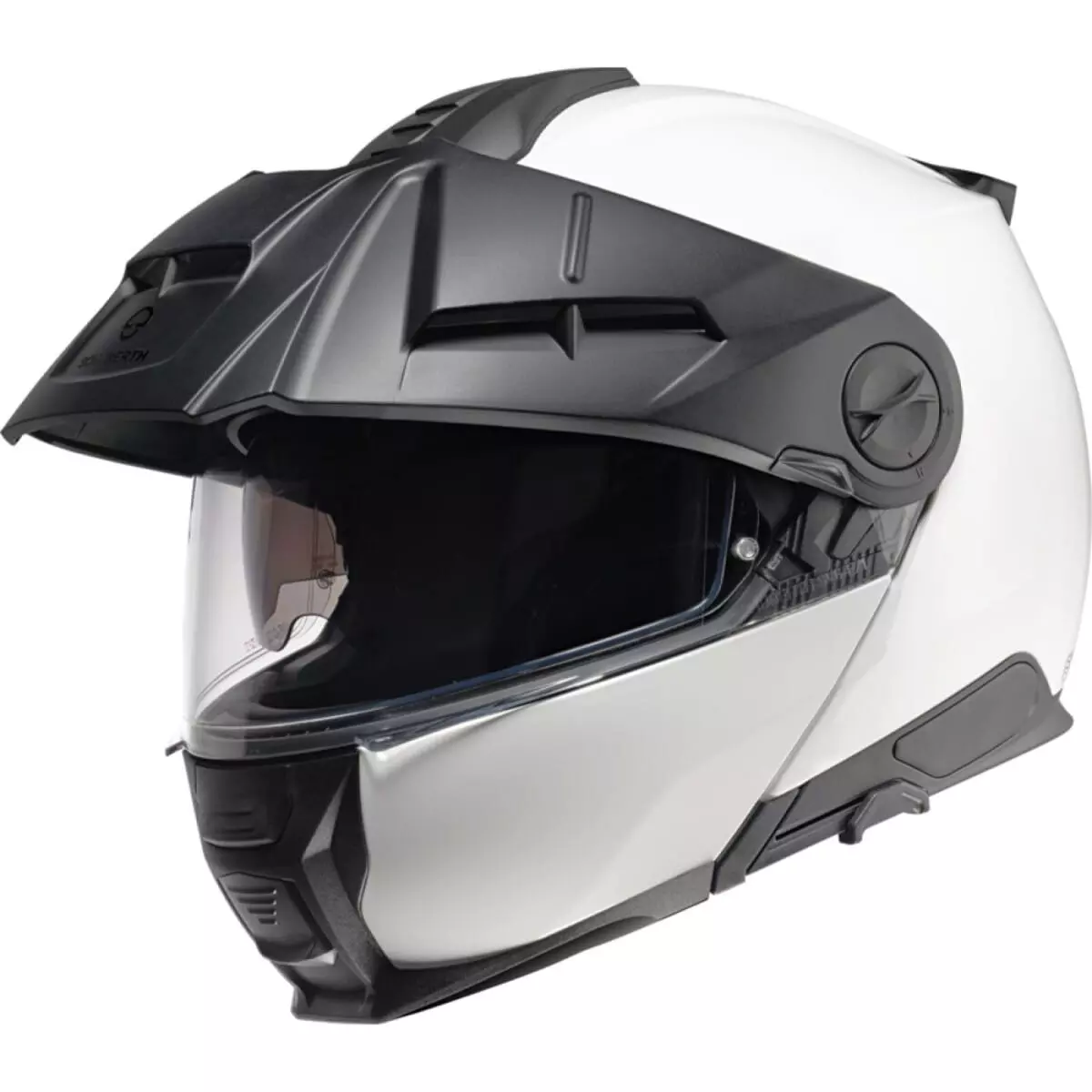 Casque Schuberth E2 Glossy Blanc - Casque Modulable