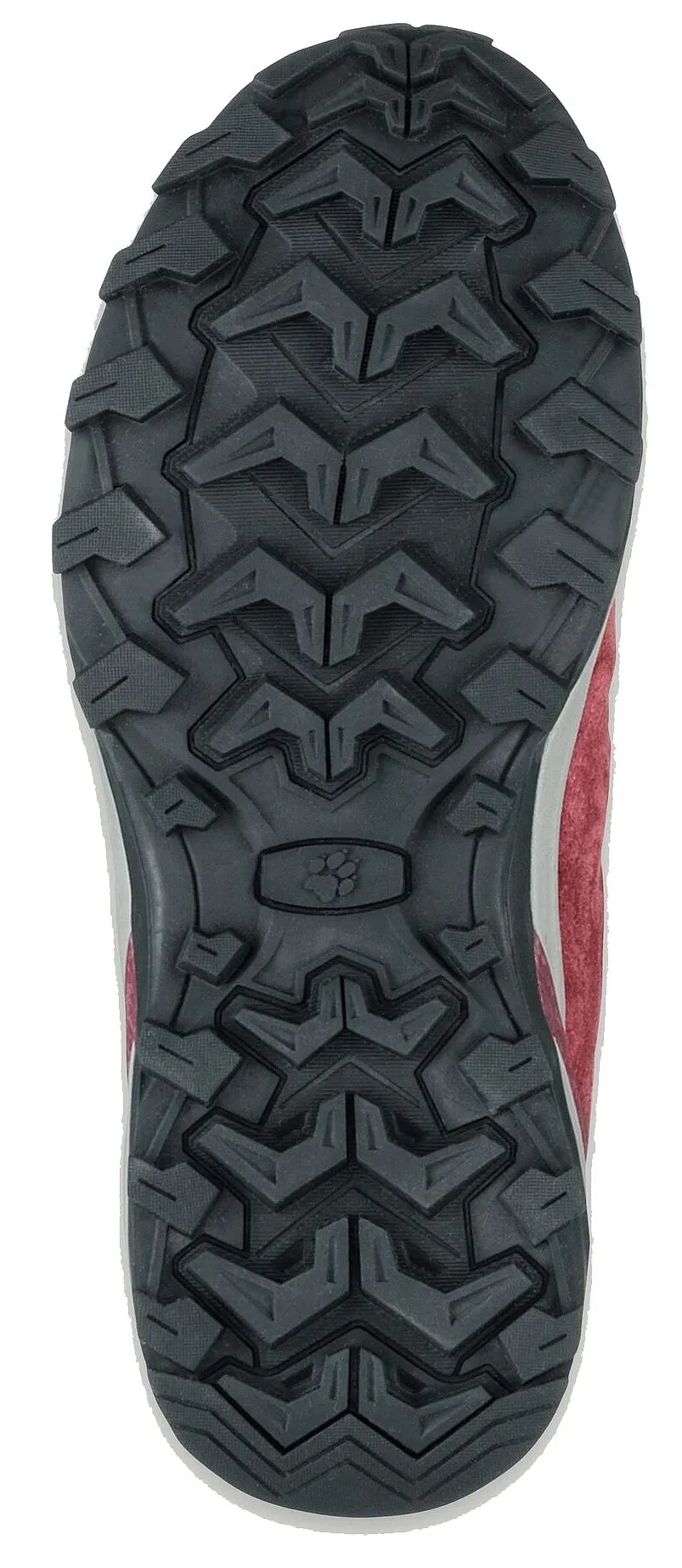 chaussures Jack Wolfskin Refugio Texapore MID W - Dark Maroon - women´s