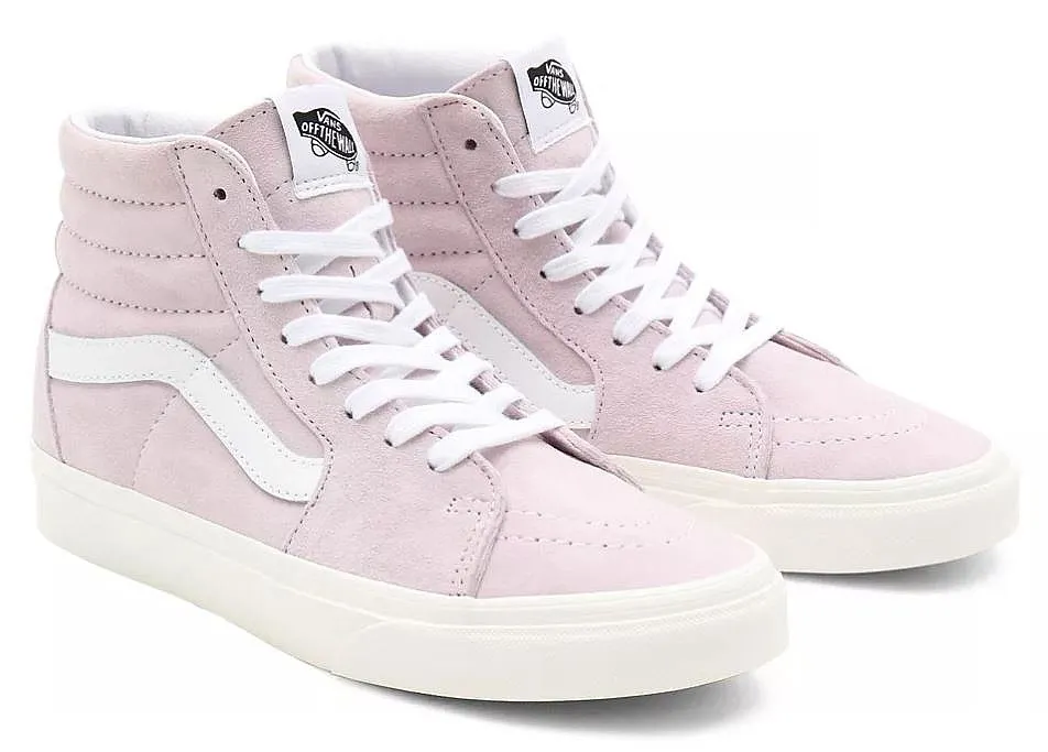 chaussures Vans Sk8-Hi - Pig Suede/Orchid Ice/Snow White
