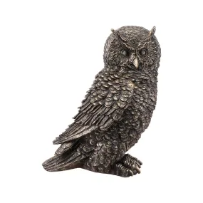 Chouette bronze 11x15x19,5 cm