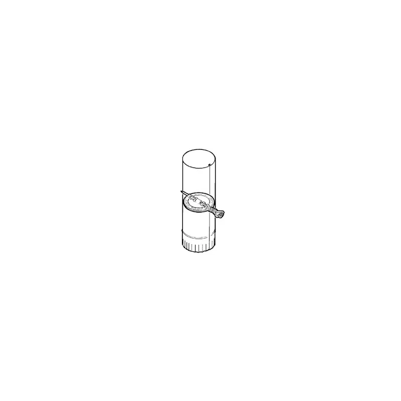 Clé de tirage émail noir 153 mm