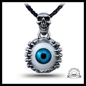 Collier Oeil Bleu (Acier)