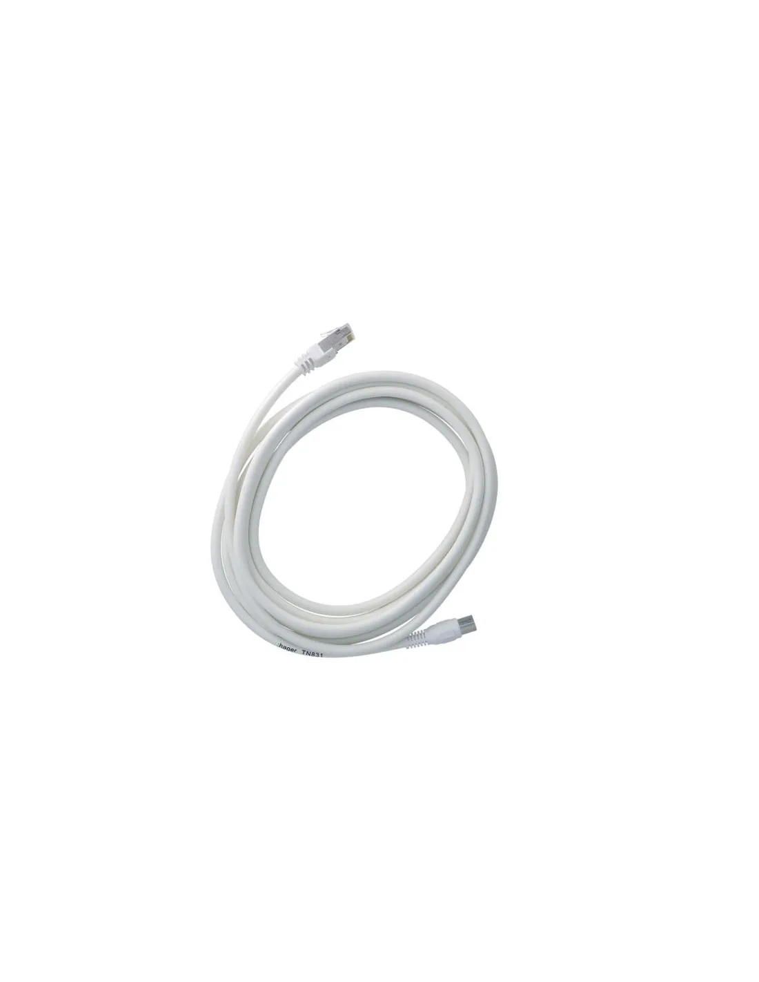 Cordon TV RJ45/IEC longueur 3m HAGER TN831