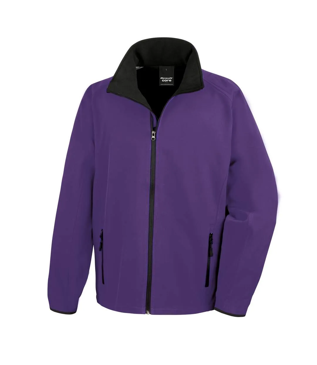 Core veste softshell homme pourpre/noir Result