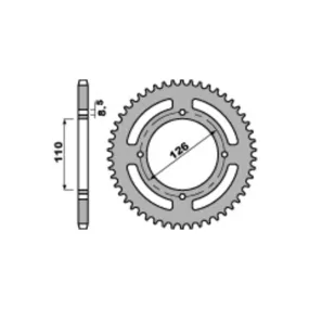 Couronne Acier PBR 65 KX 2000-2014 65 RM 2004-2007