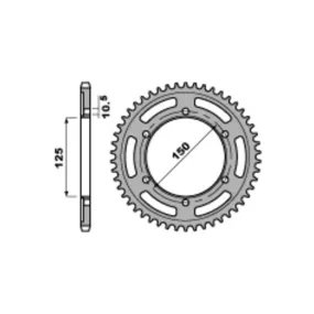 Couronne Acier PBR KTM 950 LC8 Super Enduro/990 ADVENTURE R S