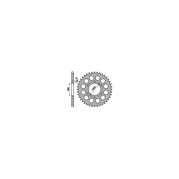 Couronne PBR acier standard 488 - 530