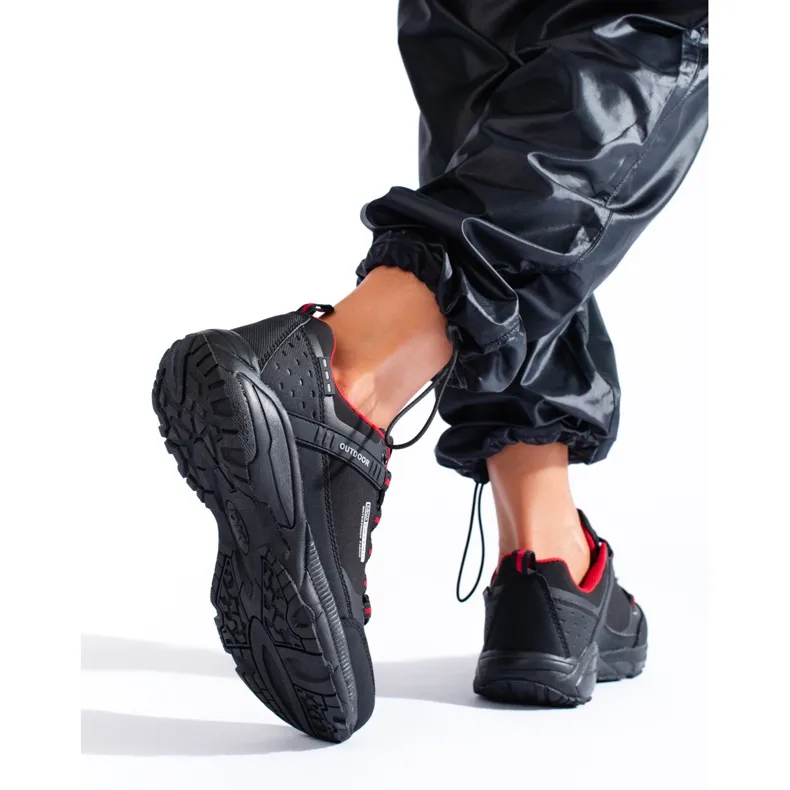 DK Chaussures de trekking en plein air le noir