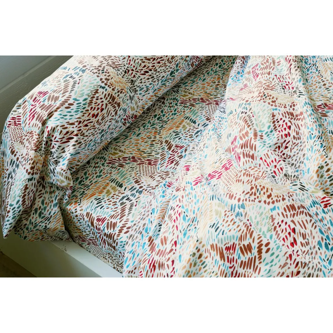 Drap-housse CHOUETTE DES NEIGES - multicolore | Drap-housse 3 SUISSES