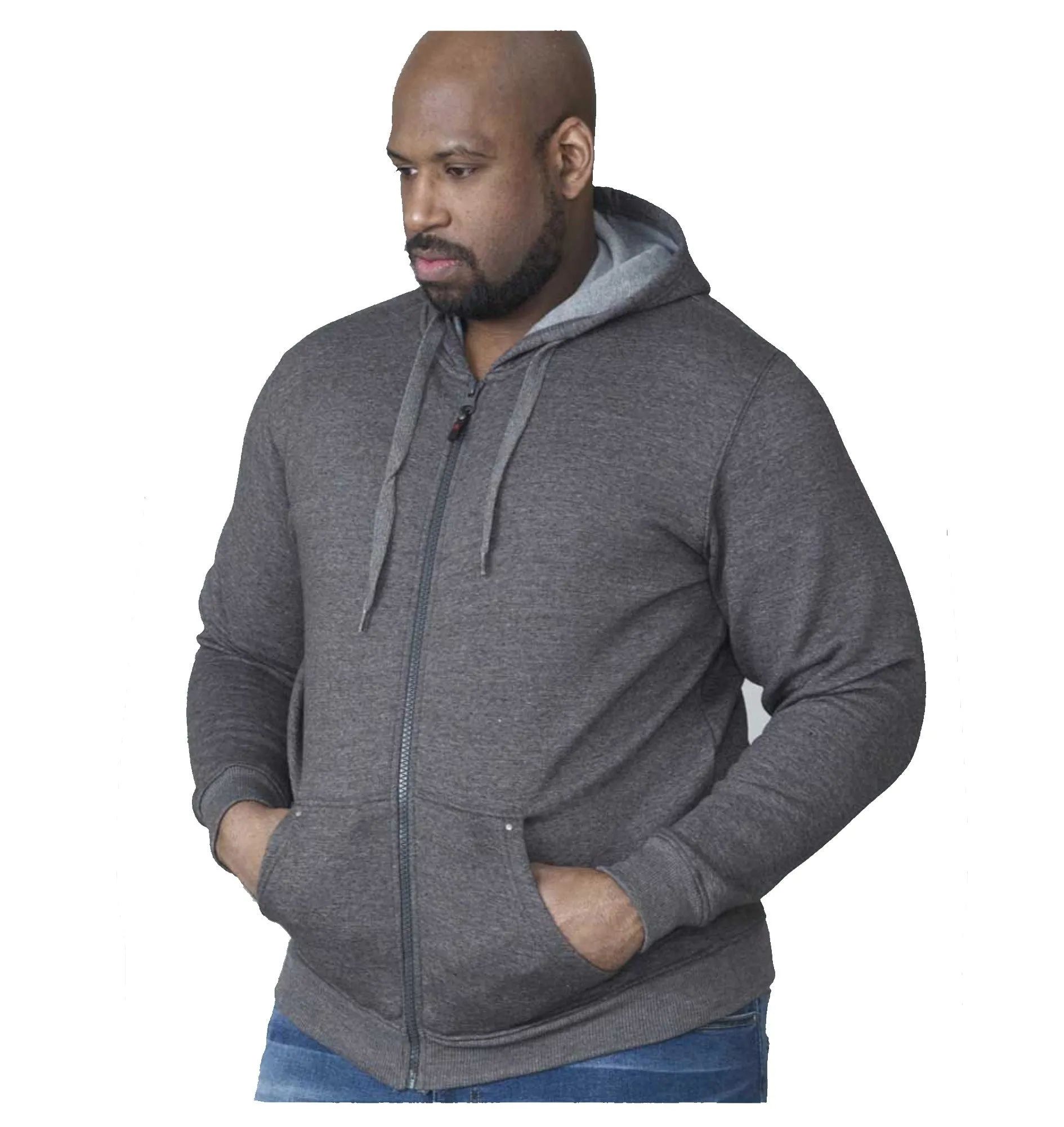 DUKE SWEAT ZIPPE Anthracite