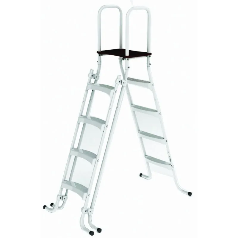 Echelle plateforme pour piscine hors sol ht. 1,86 m