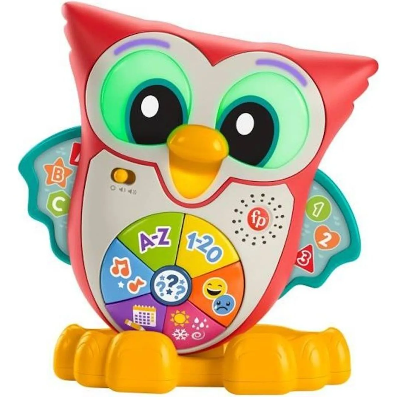 Fisher-Price-Élisabeth la Chouette, version française-Linkimals HJM69 rouge - Fisher Price