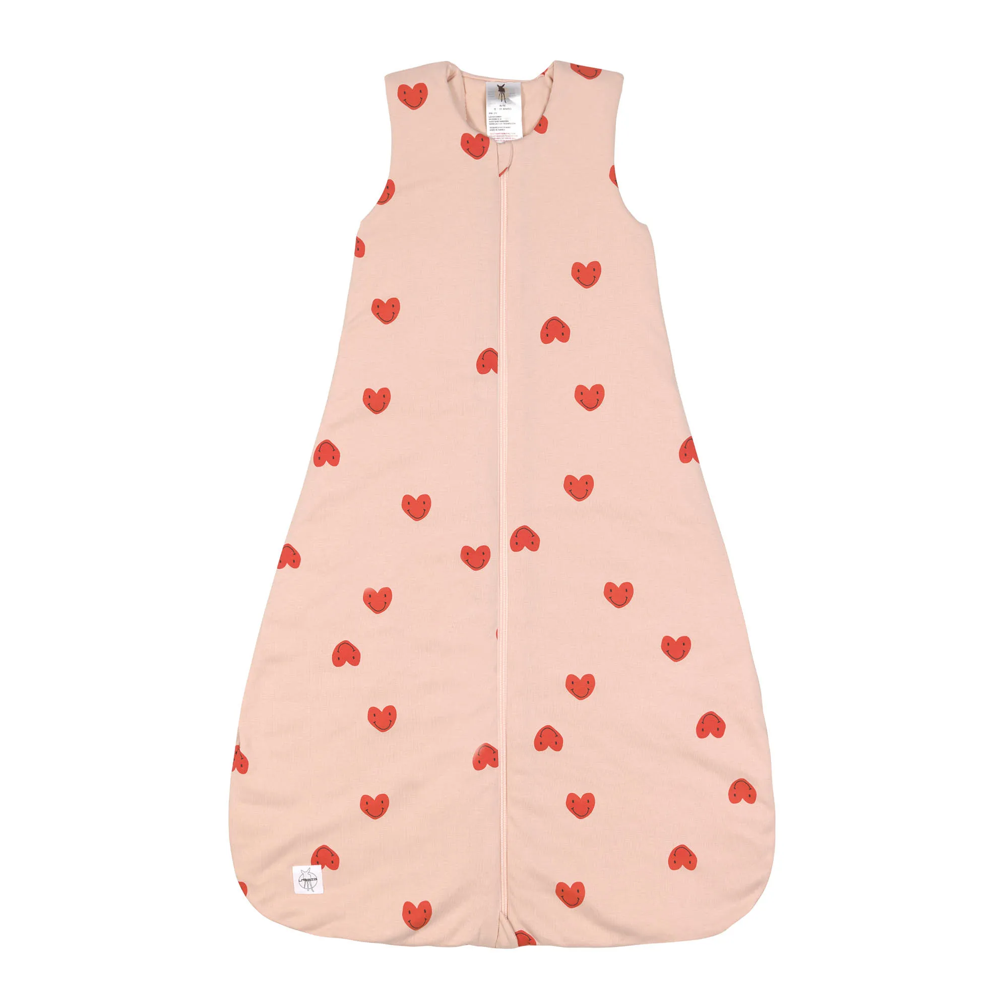 Gigoteuse Bébé 2,5 Tog - Coeur, pêche rose | Lässig