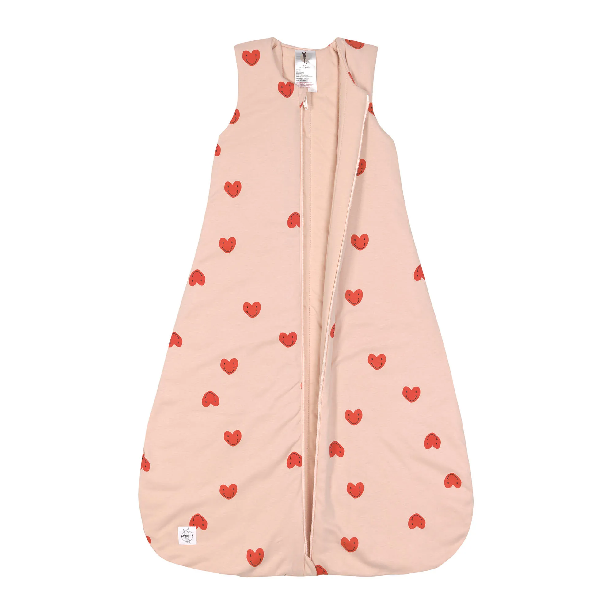 Gigoteuse Bébé 2,5 Tog - Coeur, pêche rose | Lässig