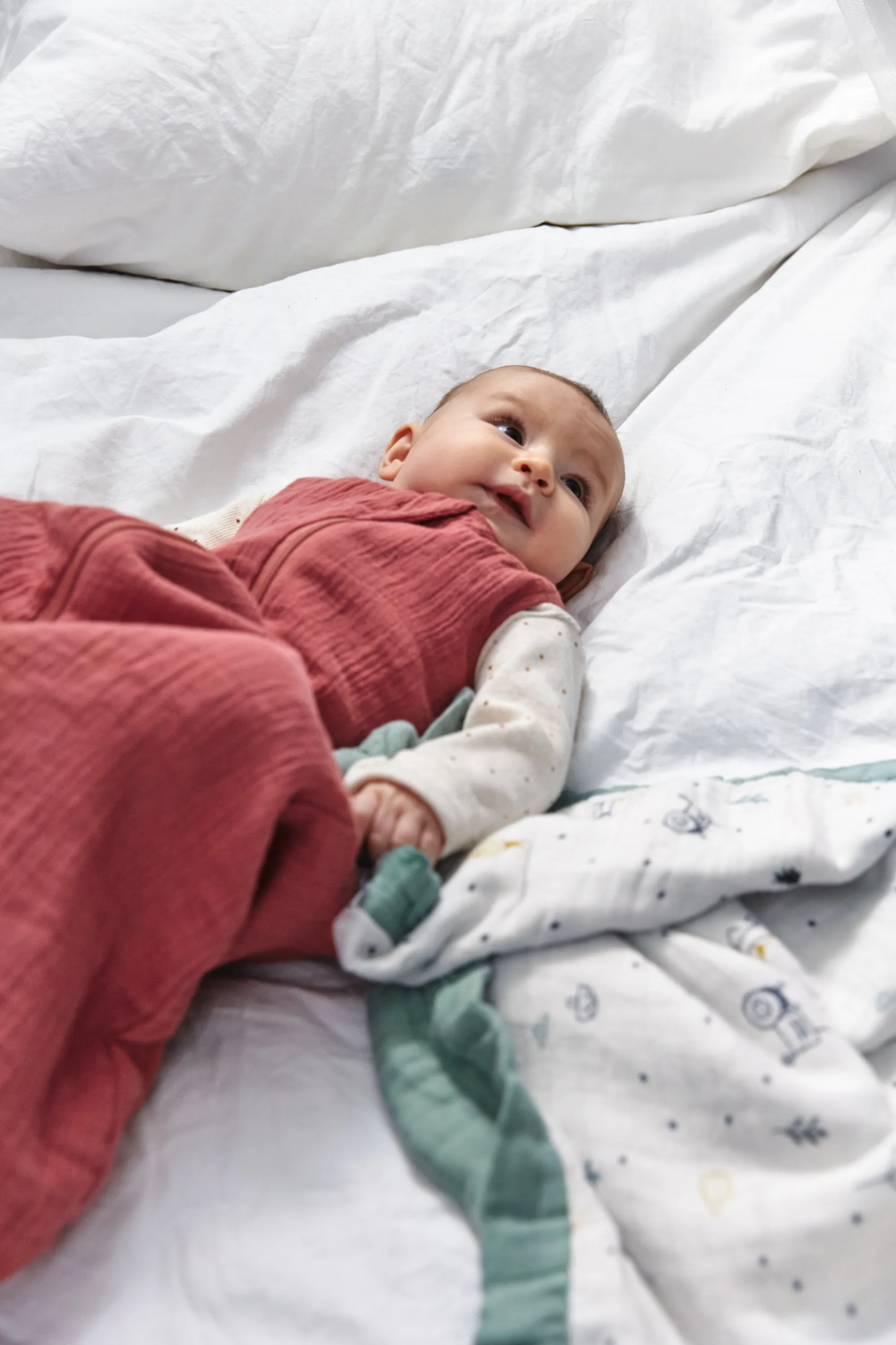 Gigoteuse d'été pour bébé - Bois de rose | Lässig