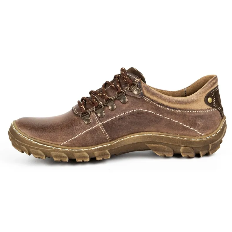 KOMODO Chaussures trekking homme cuir 700 marron brun