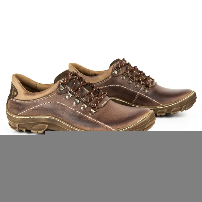 KOMODO Chaussures trekking homme cuir 700 marron brun