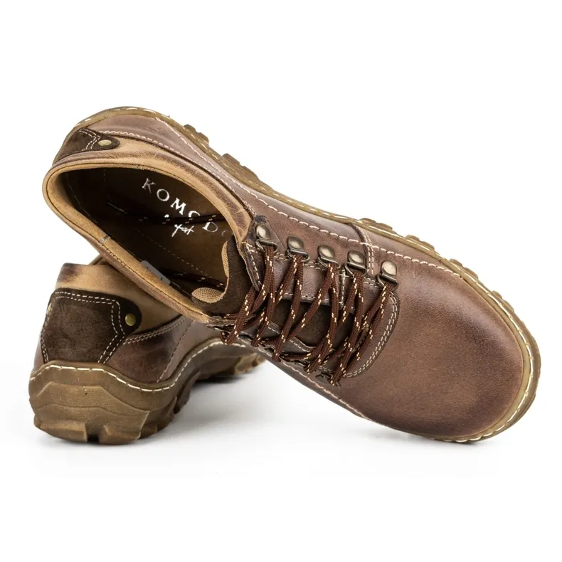 KOMODO Chaussures trekking homme cuir 700 marron brun