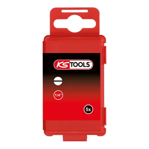 KS Tools Fente pour embout 1/4", 75mm, 11mm, paquet de 5