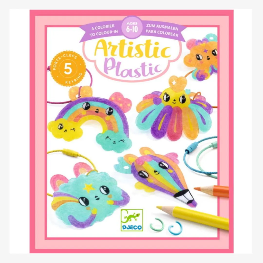 latelierdemaman - Djeco - Artistic Plastic | Porte-clefs kawai