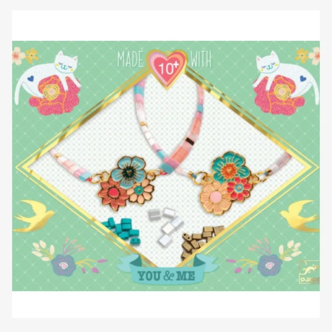 latelierdemaman - Djeco - Duo bijoux à créer | Tila et fleurs