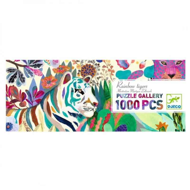 latelierdemaman - Djeco - puzzle gallery | rainbow tigers