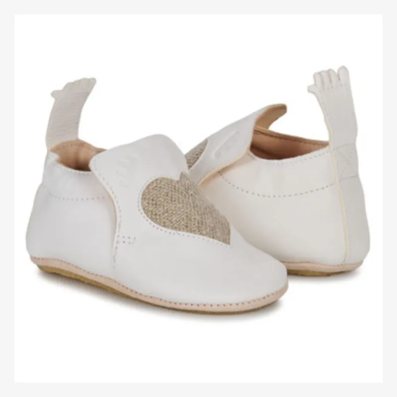 latelierdemaman - Easy Peasy - Chaussons My blublu | Coeur blanc