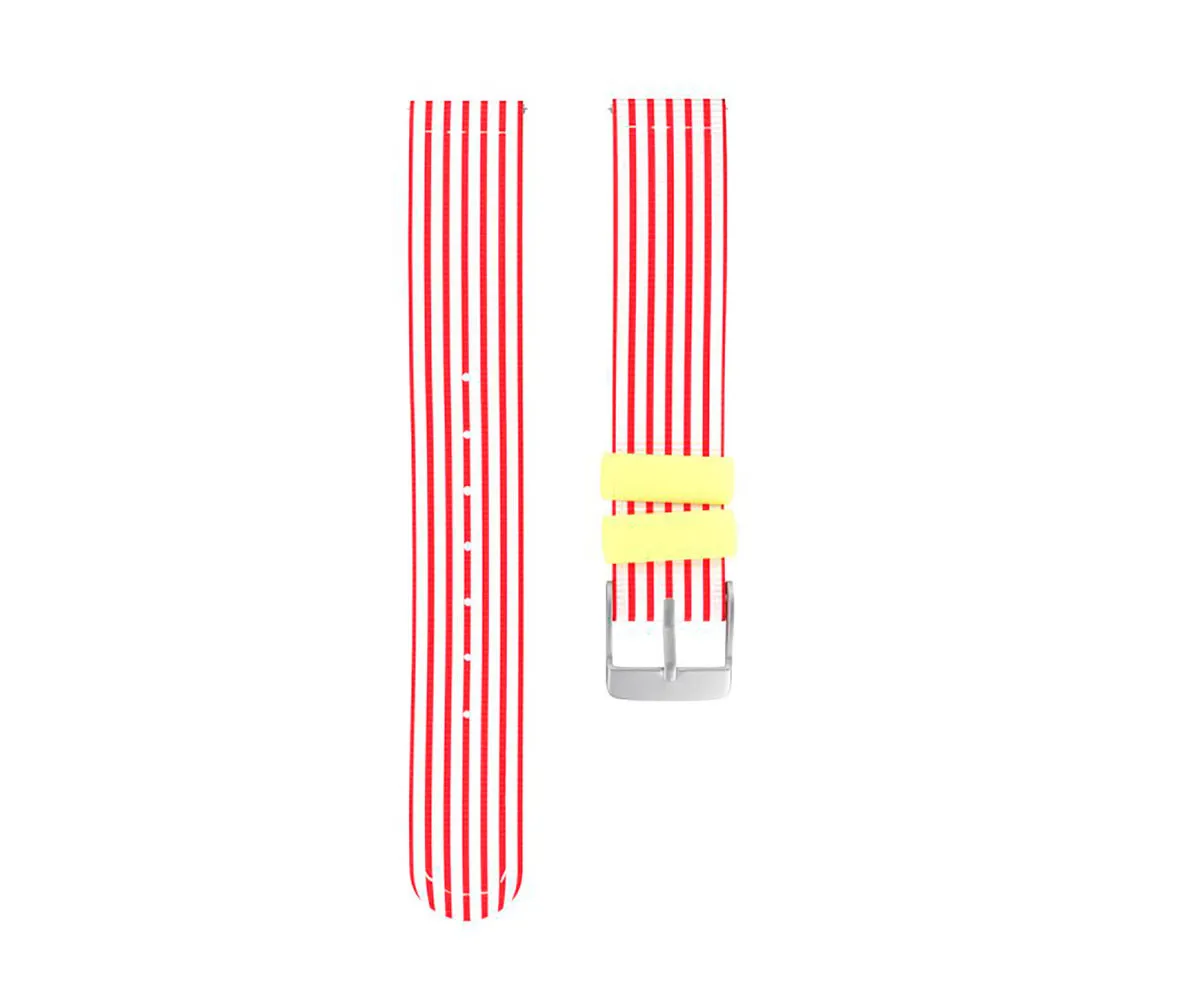 latelierdemaman - Twistiti - Bracelet montre red stripes