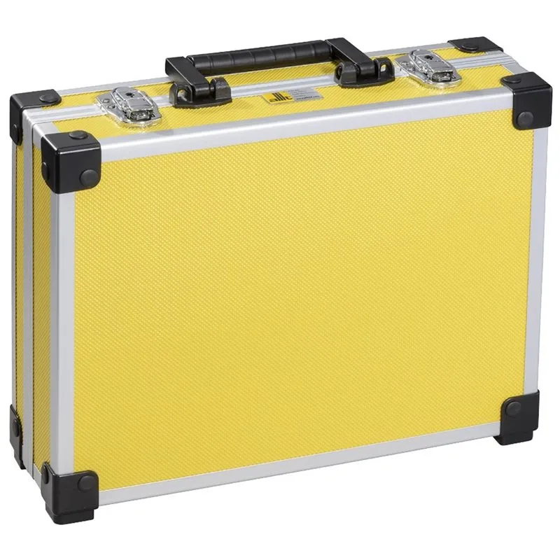 Malette en aluminium Plus Basic - 345 x 285 x 105 mm - jaune
