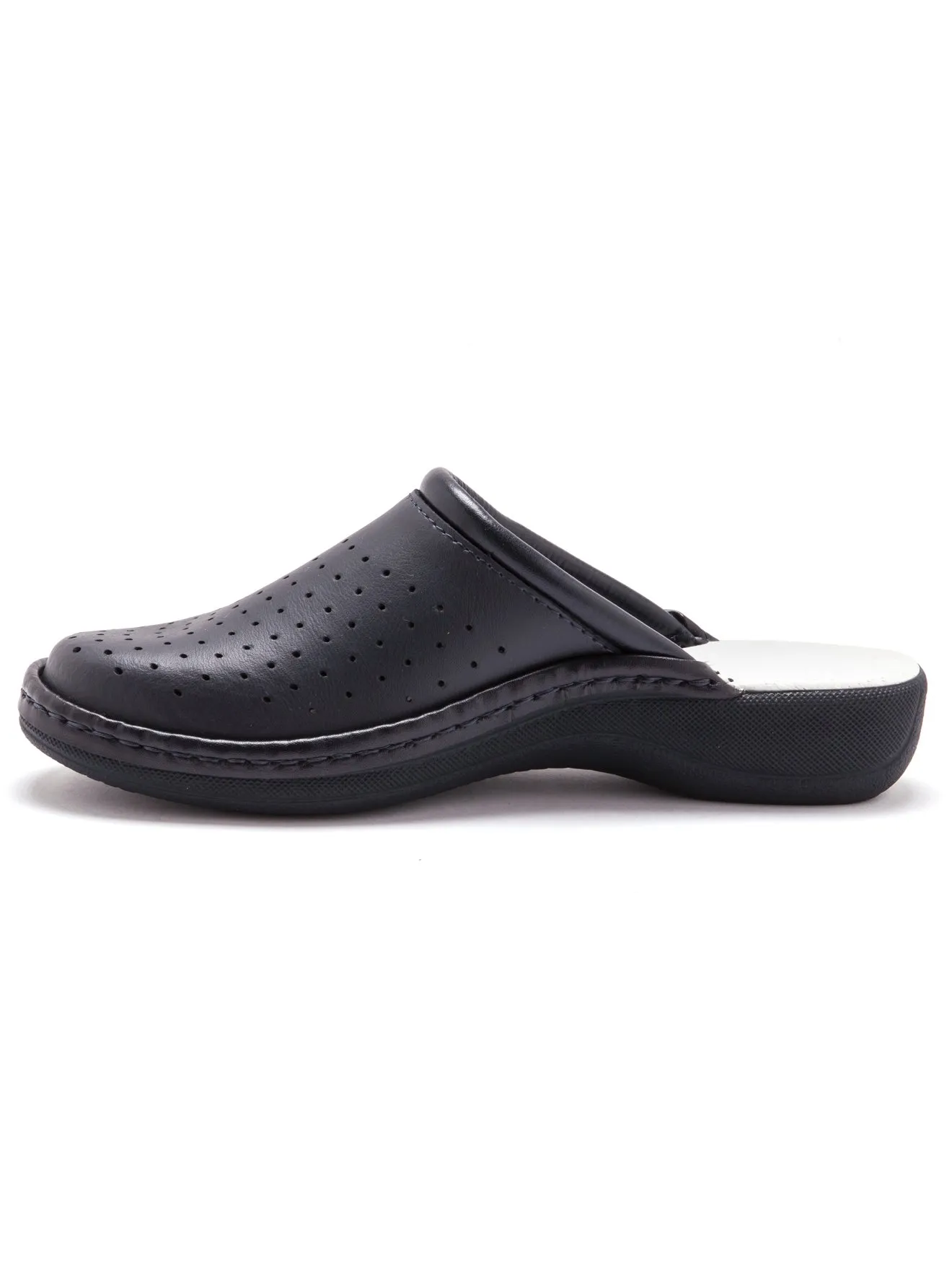 Mules ultra légères en cuir