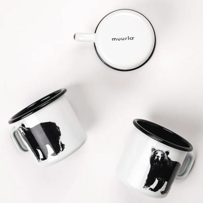 MUURLA Mug émail Ours