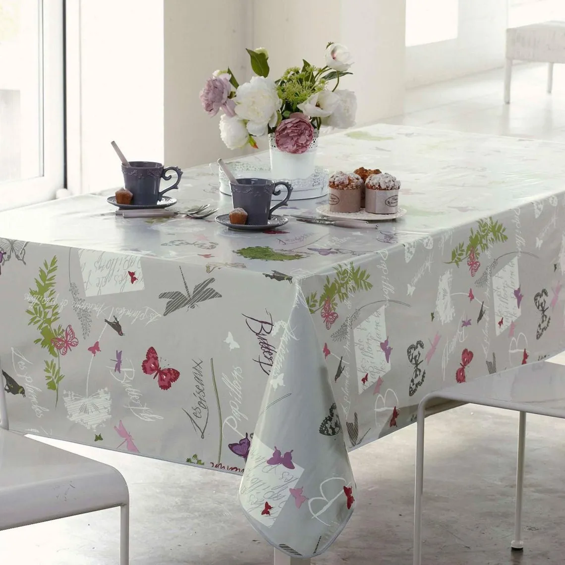 Nappe BUTTERFLY grise | 3 Suisses